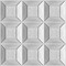 Ceilume Convex 2ft x 2ft White Ceiling Tile V1-CONVEX-22WTO - alternate 3